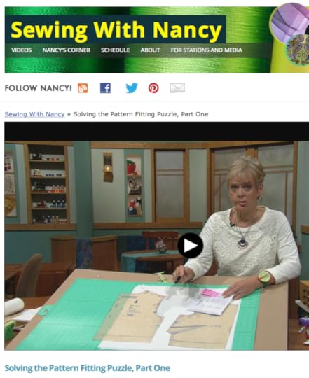 Solving the Pattern Fitting Puzzle DVD by Nancy Zieman of TV's Sewing With Nancy PBS Show. Learn how to fit sewing patterns.