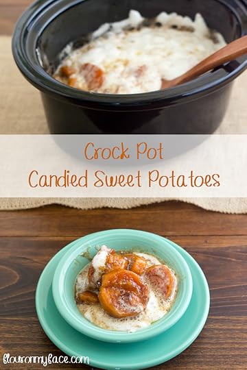 Crock Pot Candied Sweet Potatoes recipe via flouronmyface.com