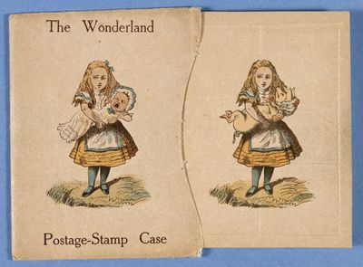 The Wonderland postage stamp case designed by Lewis Carroll (1889-1890) (c) The British Library Board