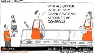 Kronos, generous, technology, engagement, recruiting, Time Well Spent