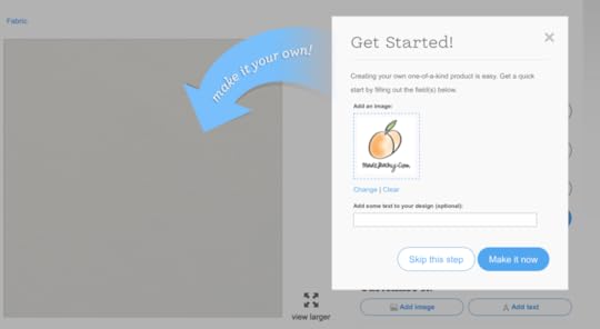 Fab Fabrics: Design Your Own Fabrics with Zazzle Made Peachy 