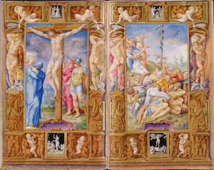 Bronze serpent Jesus icon