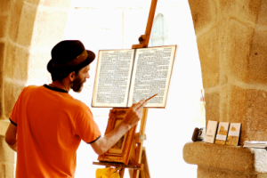 painting a book small