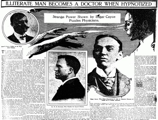 New York Times article, dating to 1910, chronicling Edgar Cayce's renown as a healer and psychic.