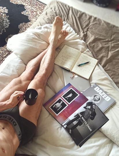 tea and book and writing