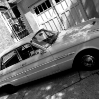 old ford bw