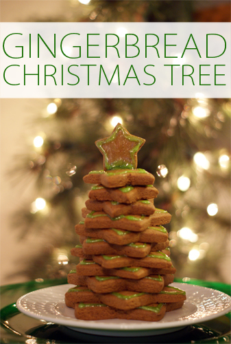 Gingerbread Star Christmas Tree {101 Days of Christmas at lifeyourway.net}