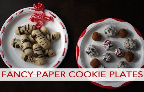 Fancy Paper Cookie Plates