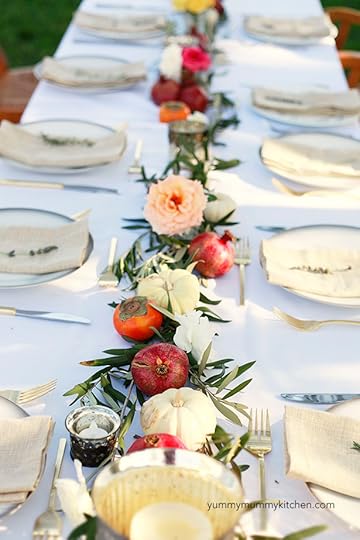 Thanksgiving tablecape idea