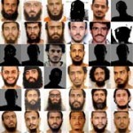 Photos of some of the Guantanamo prisoners, made available when classified military files were released by WikiLeaks in 2011.