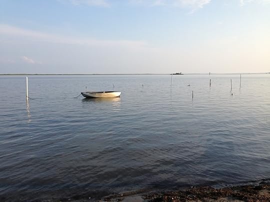 The view from West Ocean City, across Sinepuxent Bay to Assateague Island