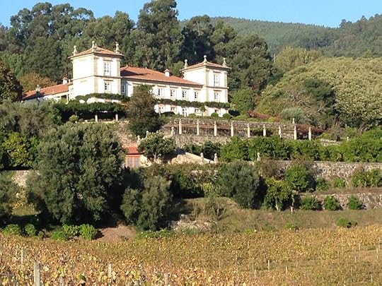 A view of Paco de Calheiros from its vineyard