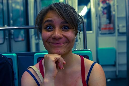 Parisian in the metro