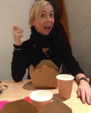 Idag åt jag långlunch med Jenny Jägerfeld, psykolog, författare och Augustprisvinnare (så sjukt impad av det)