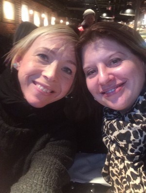 Jenny och jag - detta är inte sista gången ni ser den här konstellationen, kan jag avslöja. Fortsättning följer.