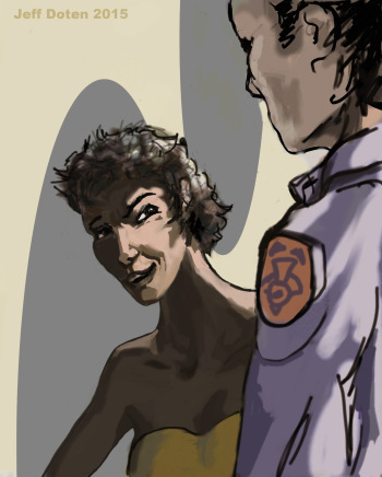 Ann is recruited for mission. Okal Rel Saga.