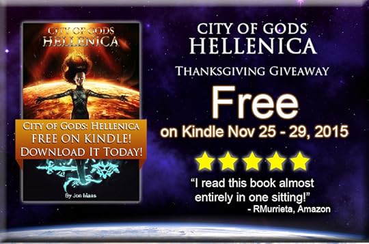 City of Gods: Hellenica Giveaway Nov 25-29 2015 Promo