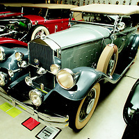 Charlie Chaplin's 1929 Pierce Arrow 4-door Dual Cowl Phaeton, which at one point belonged to Andy Granatelli