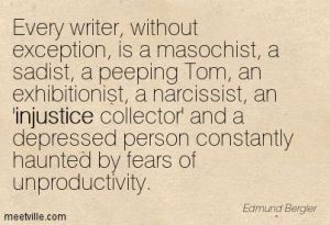 depressed writer