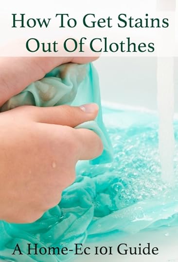 how to remove stains from clothes