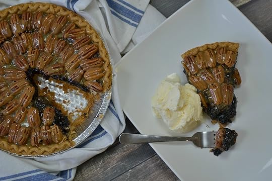 Salted Caramel Chocolate Pecan Pie 10