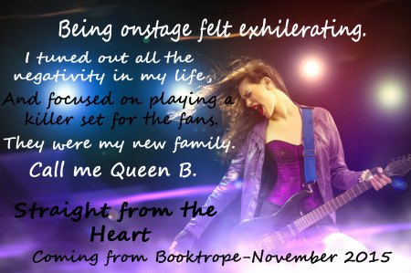 Young attractive rock girl playing the electric guitar