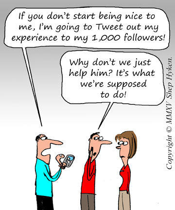 Customer Holds Company Hostage