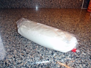Place in plastic bag to mellow