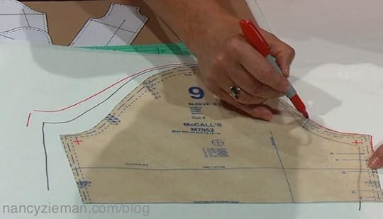 Nancy Zieman shows how to fit a sewing pattern in Solving the Pattern Fitting Puzzle, as seen on the Sewing With Nancy TV Show on PBS.
