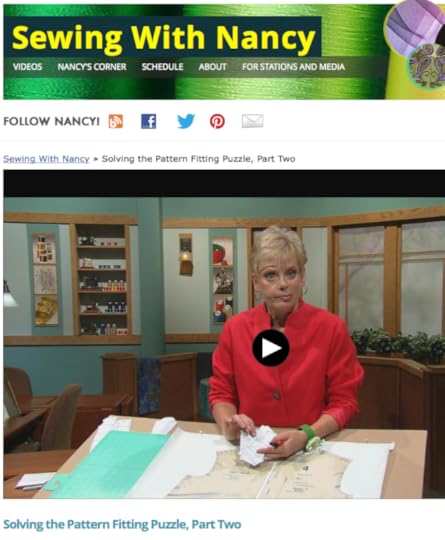 Solving the Pattern Fitting Puzzle Part Two on Sewing With Nancy with Nancy Zieman