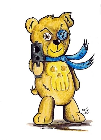 Mr Button The Teddy Bear by Nick Davis