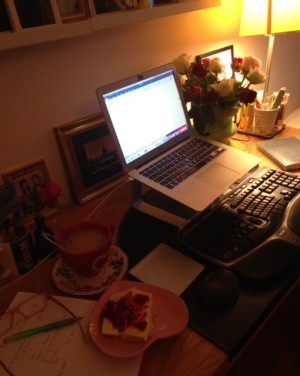 Mörkt och murrigt hemma hos mig.