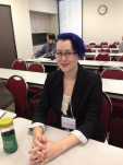 The fearless Shannan Buchholz-brave enough to give a paper the week before her wedding!