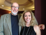 Dean Mike Hennessy and Yasmine Beale-Rivaya. Yasmine did tireless work in organizing the wonderful conference!