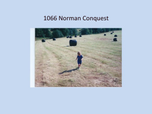 A Norman Soldier at the actual Battle of Hastings. Well, the actual Hastings battlefield.