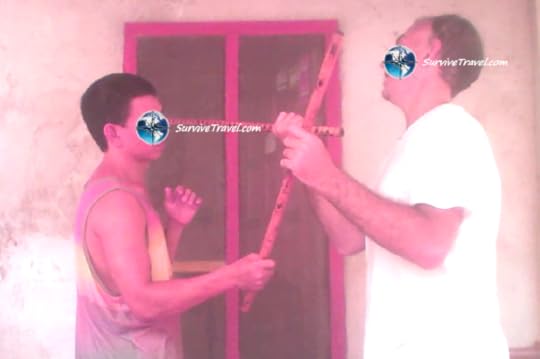 Filipino Martial Arts Training in Cebu Review - Stick - Survive Travel