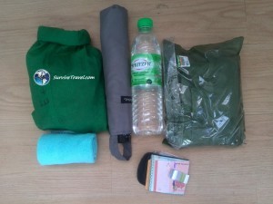 Minimalist Packing List for World Travel - Survive Travel - Shoulder Bag Main Compartment Contents