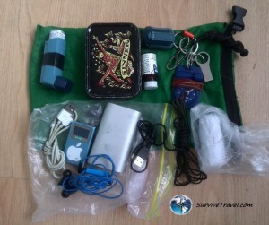 Minimalist Packing List for World Travel - Survive Travel - Urban Survival Kit