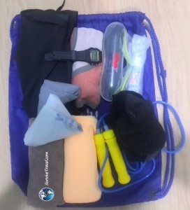 Minimalist Packing List for World Travel - Survive Travel - Contents of Training bag