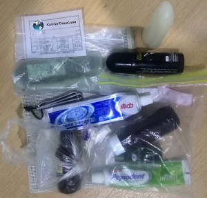 Minimalist Packing List for World Travel - Survive Travel - Toiletries bag