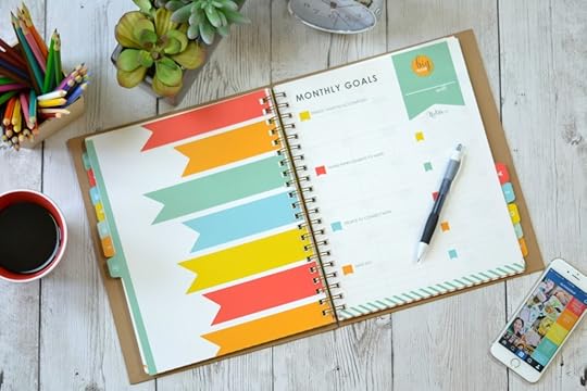 Monthly Goals with Cute Flags