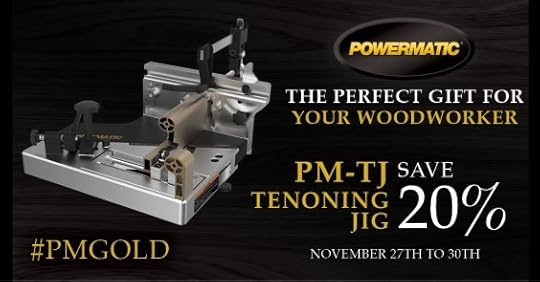 Powermatic Black Friday Tenoning Jig Facebook Ad
