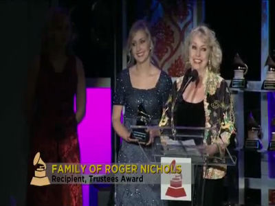 Conrad Accepts Nichols’ Lifetime Tech Grammy