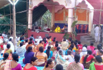 Audience listening to kirtana