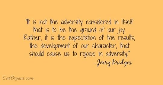 Jerry Bridges' quote on adversity