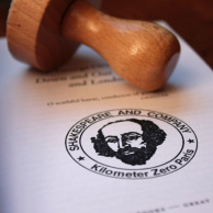 Shakespeare and Company Stamp