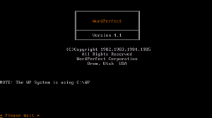 Wordperfect 4.1