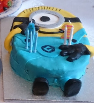 Minion cake made by my brother