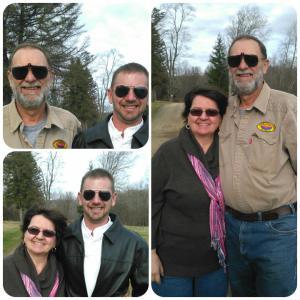 Dean, Todd, and me on our Thanksgiving Day Cemetery Run - Nov. 26, 2015