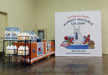 Almost Invisible Cat Litter